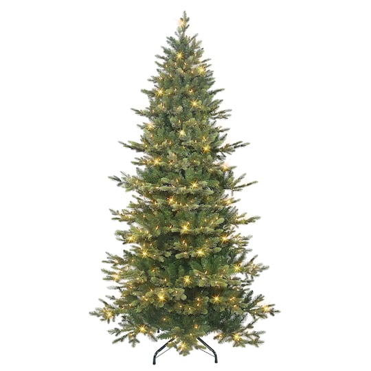 6.5Ft Pre-Lit Douglas Fir Artificial Christmas Tree, Clear Incandescent Lights By Puleo International in Green | 6.5 ft | Michaels®